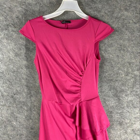 FHQ Collection Dress Small Women's NWT Pink Long Polyester Adults S - Picture 4 of 6